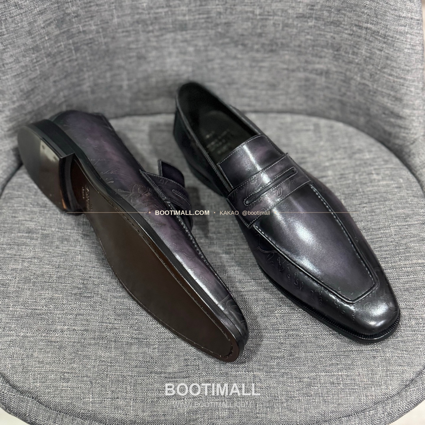 벨루티 송아지가죽 수공염색 굿이어 남성 정장화 Berluti Calfskin Hand Patina Goodyear Men's Dress Shoes 6
