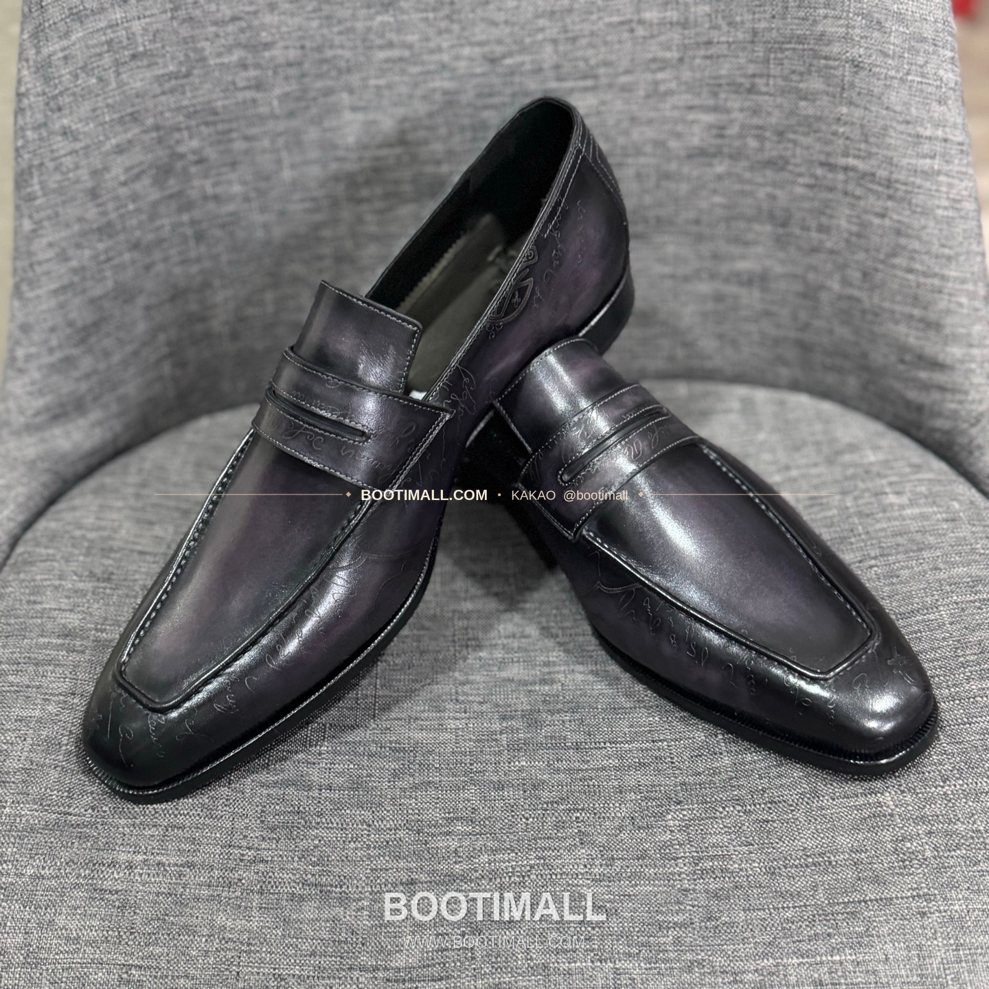 벨루티 송아지가죽 수공염색 굿이어 남성 정장화 Berluti Calfskin Hand Patina Goodyear Men's Dress Shoes 8