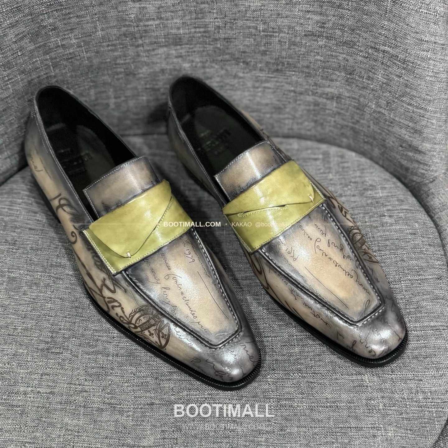 벨루티 송아지가죽 수공염색 굿이어 남성 정장화 Berluti Calfskin Hand Patina Goodyear Men's Dress Shoes 1