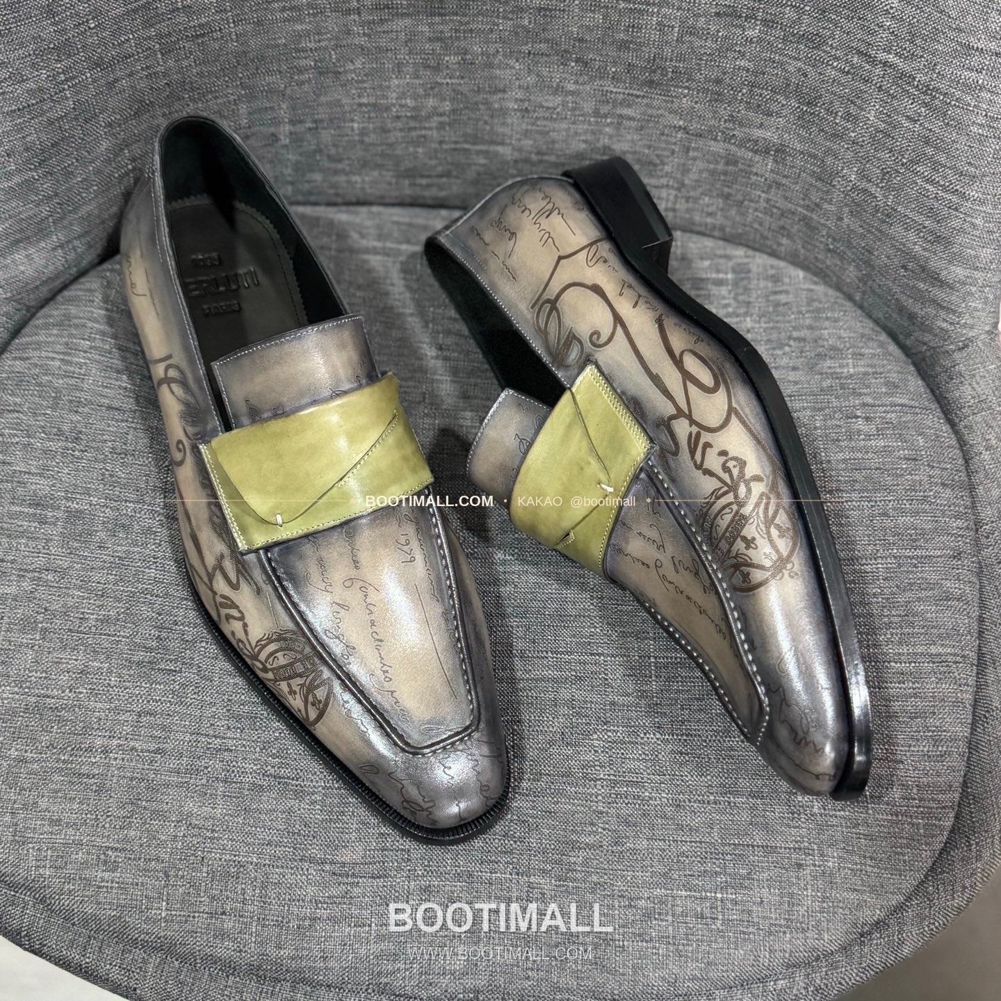 벨루티 송아지가죽 수공염색 굿이어 남성 정장화 Berluti Calfskin Hand Patina Goodyear Men's Dress Shoes 5