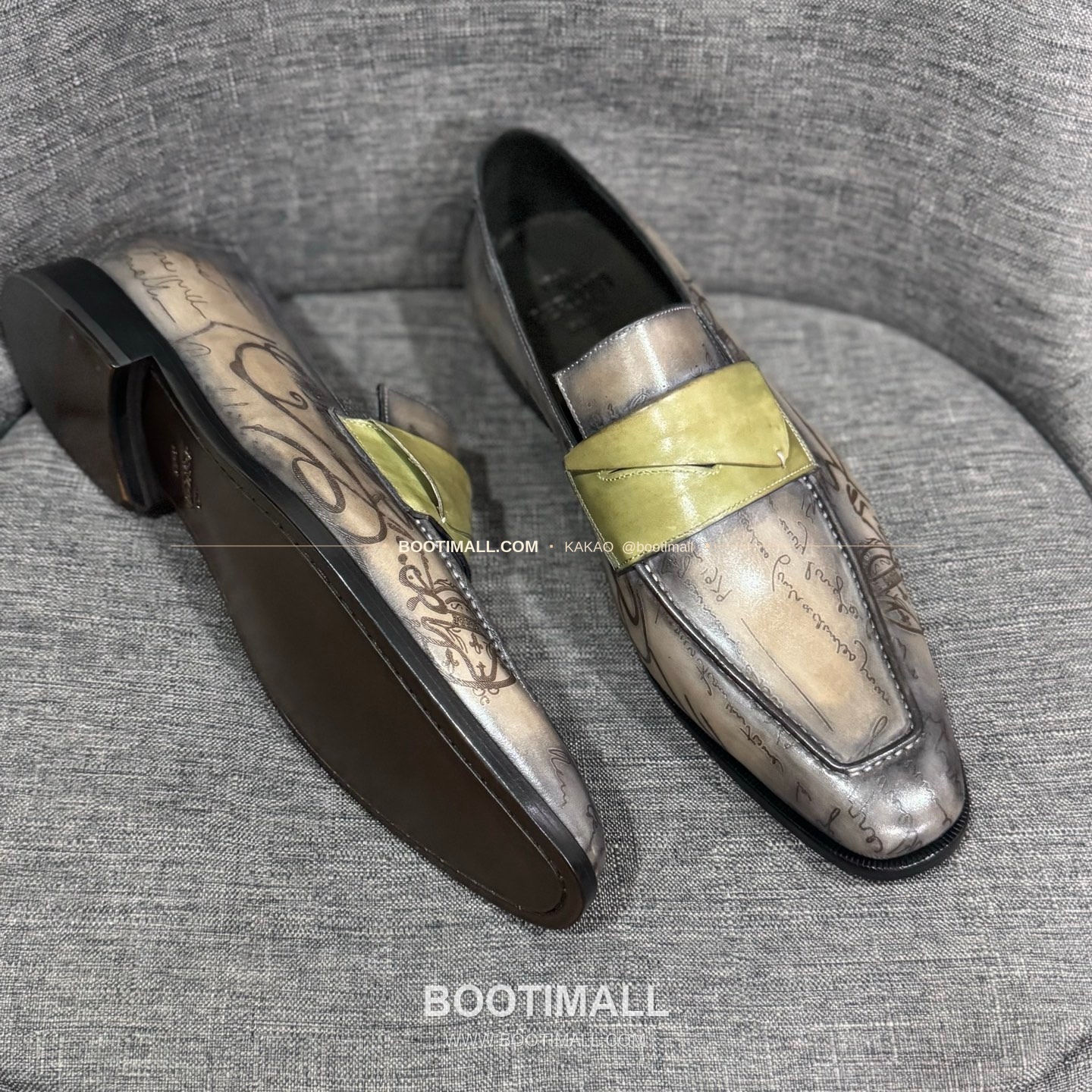 벨루티 송아지가죽 수공염색 굿이어 남성 정장화 Berluti Calfskin Hand Patina Goodyear Men's Dress Shoes 6