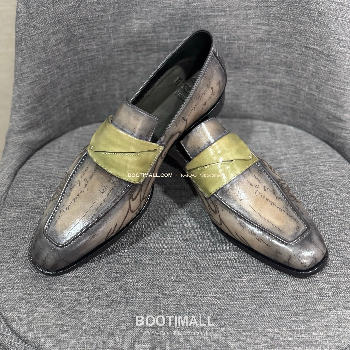 벨루티 송아지가죽 수공염색 굿이어 남성 정장화 Berluti Calfskin Hand Patina Goodyear Men's Dress Shoes 7