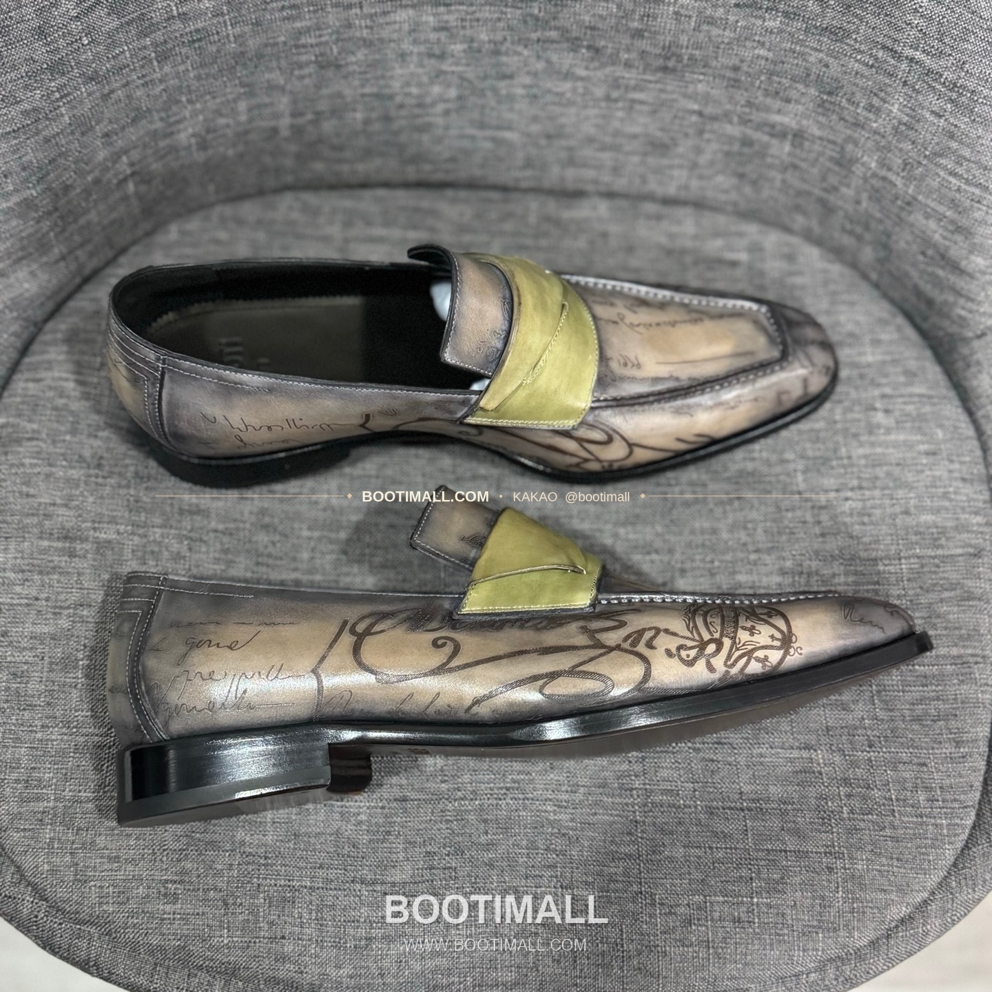 벨루티 송아지가죽 수공염색 굿이어 남성 정장화 Berluti Calfskin Hand Patina Goodyear Men's Dress Shoes 8