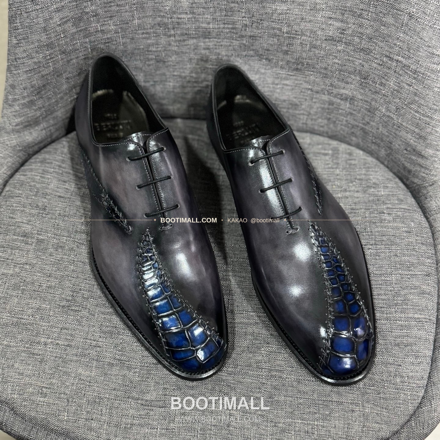 벨루티 송아지가죽 수공염색 굿이어 남성 정장화 Berluti Calfskin Hand Patina Goodyear Men's Dress Shoes 1