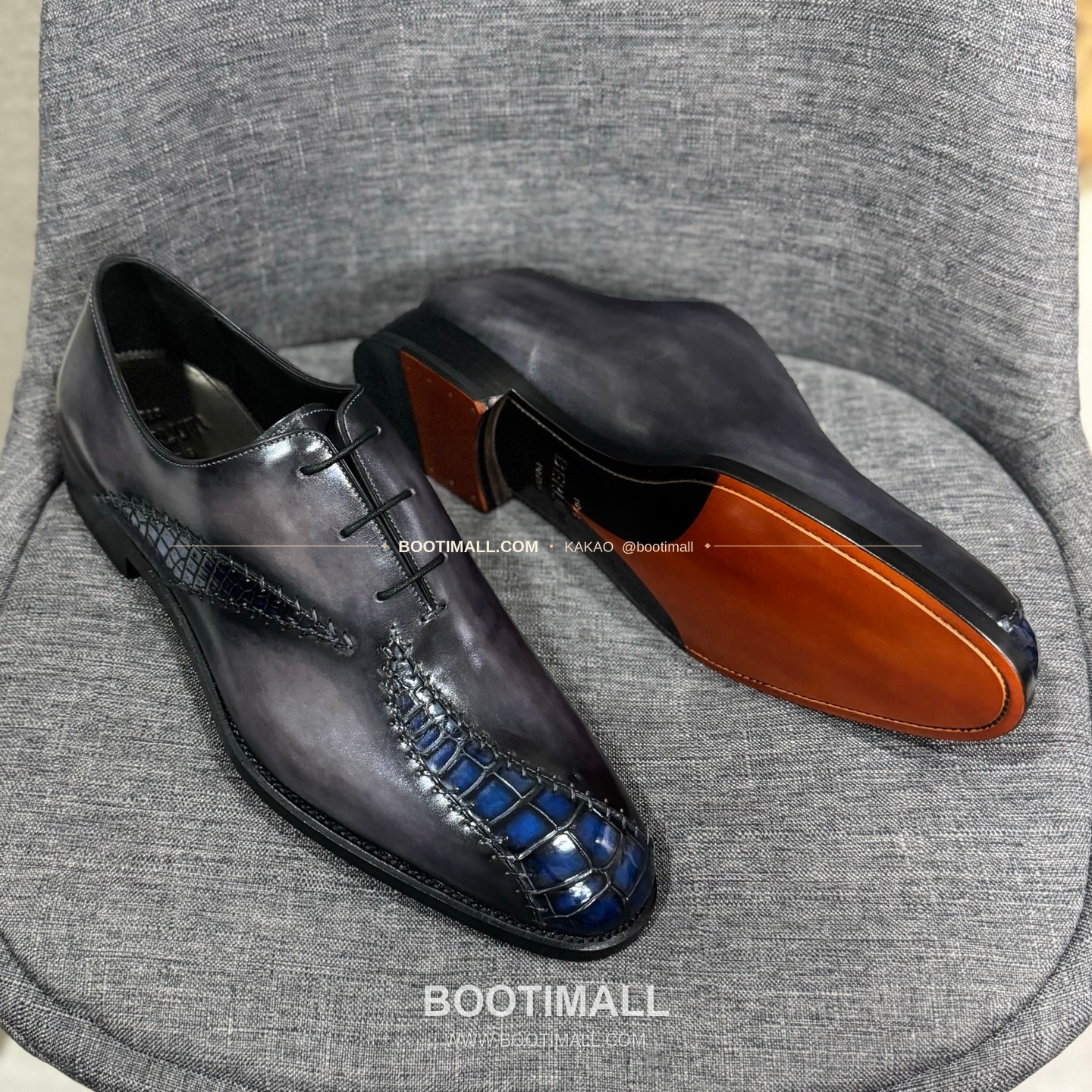 벨루티 송아지가죽 수공염색 굿이어 남성 정장화 Berluti Calfskin Hand Patina Goodyear Men's Dress Shoes 3