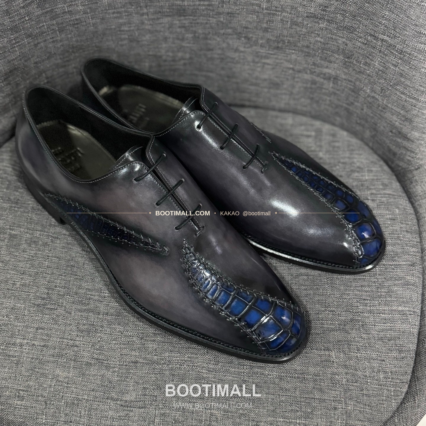 벨루티 송아지가죽 수공염색 굿이어 남성 정장화 Berluti Calfskin Hand Patina Goodyear Men's Dress Shoes 6