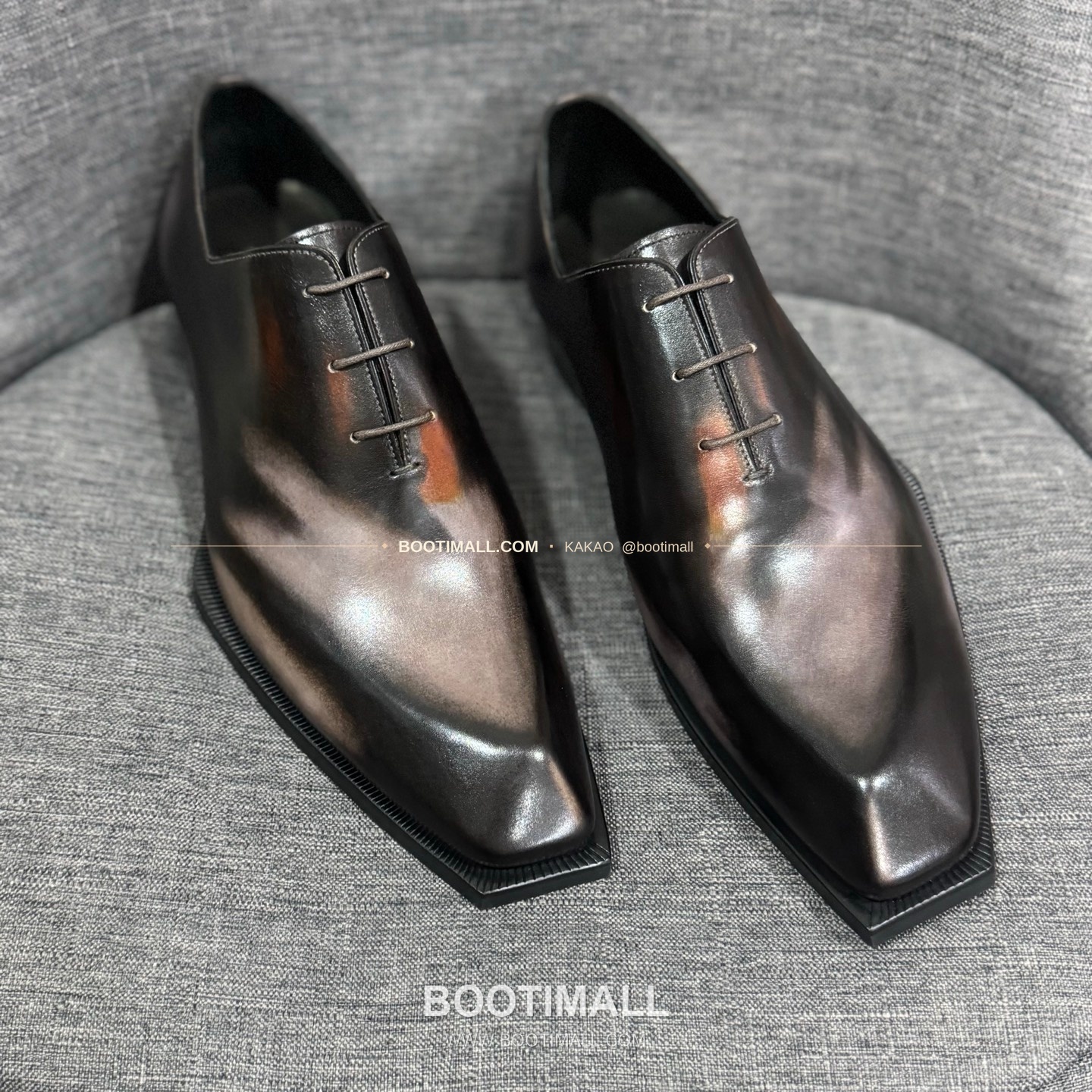 벨루티 송아지가죽 수공염색 굿이어 남성 정장화 Berluti Calfskin Hand Patina Goodyear Men's Dress Shoes 1