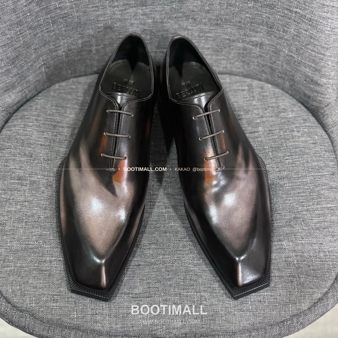 벨루티 송아지가죽 수공염색 굿이어 남성 정장화 Berluti Calfskin Hand Patina Goodyear Men's Dress Shoes 3