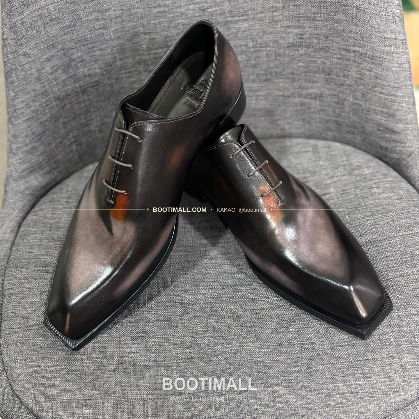 벨루티 송아지가죽 수공염색 굿이어 남성 정장화 Berluti Calfskin Hand Patina Goodyear Men's Dress Shoes 6