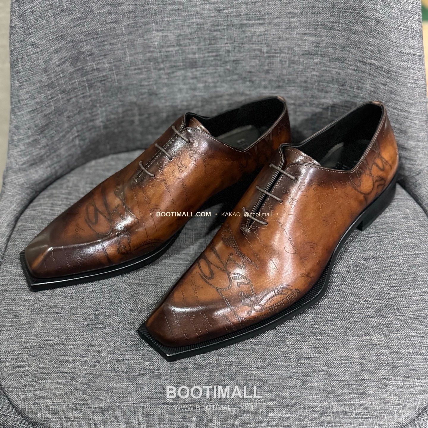 벨루티 송아지가죽 수공염색 굿이어 남성 정장화 Berluti Calfskin Hand Patina Goodyear Men's Dress Shoes 3
