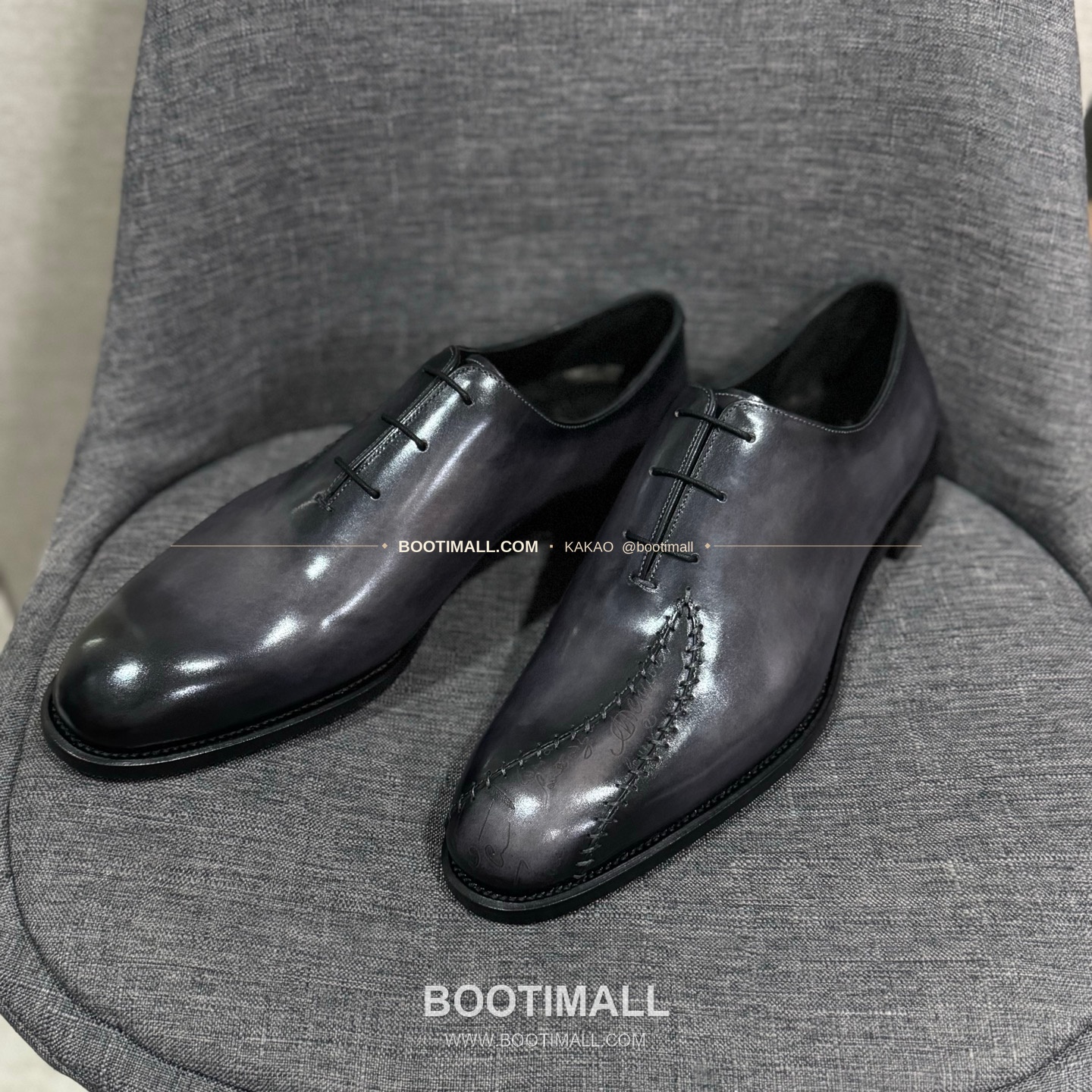 벨루티 송아지가죽 수공염색 굿이어 남성 정장화 Berluti Calfskin Hand Patina Goodyear Men's Dress Shoes 3