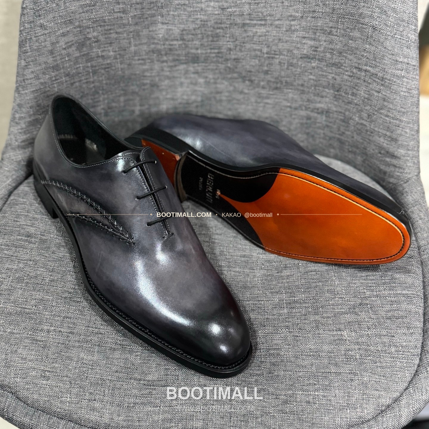 벨루티 송아지가죽 수공염색 굿이어 남성 정장화 Berluti Calfskin Hand Patina Goodyear Men's Dress Shoes 5