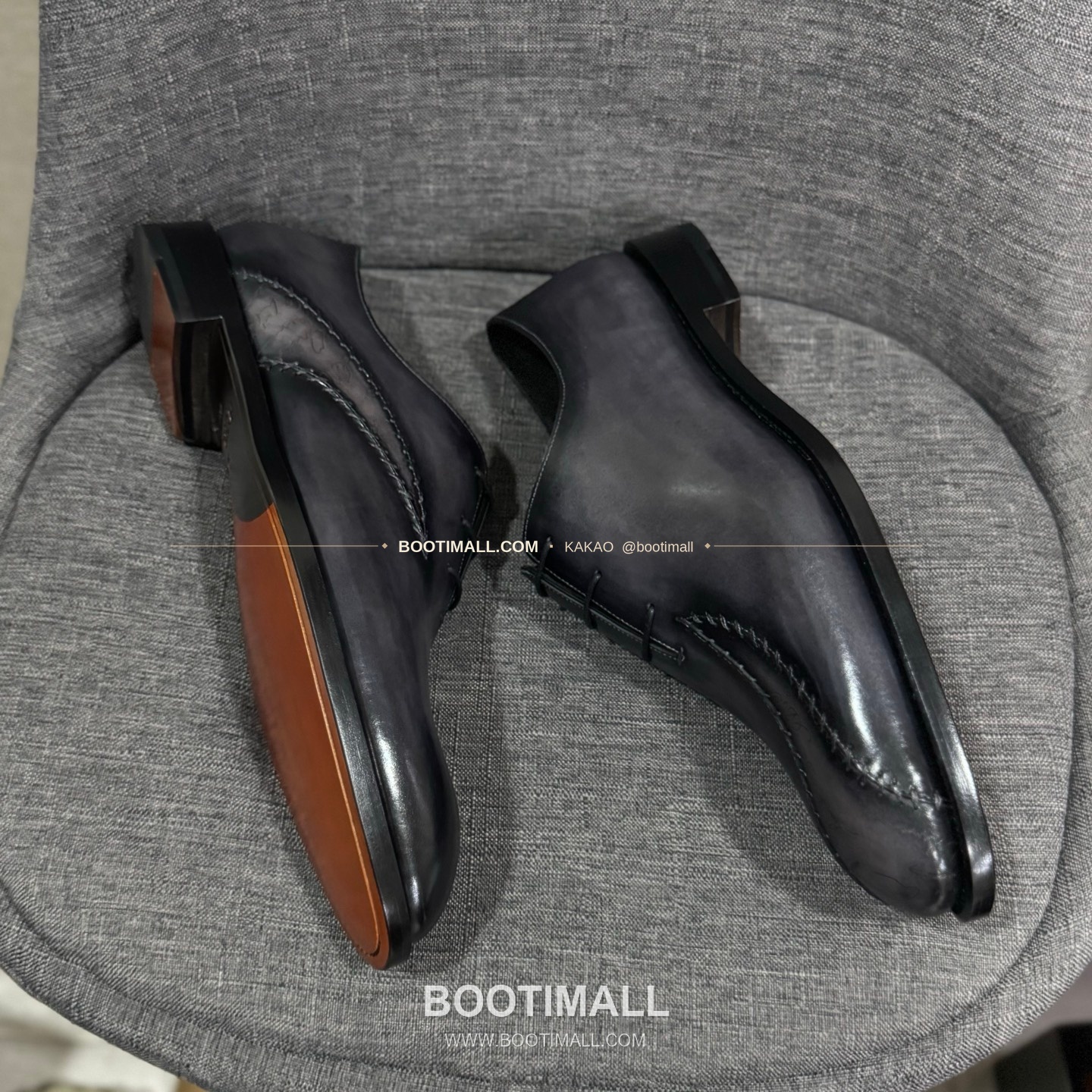 벨루티 송아지가죽 수공염색 굿이어 남성 정장화 Berluti Calfskin Hand Patina Goodyear Men's Dress Shoes 8