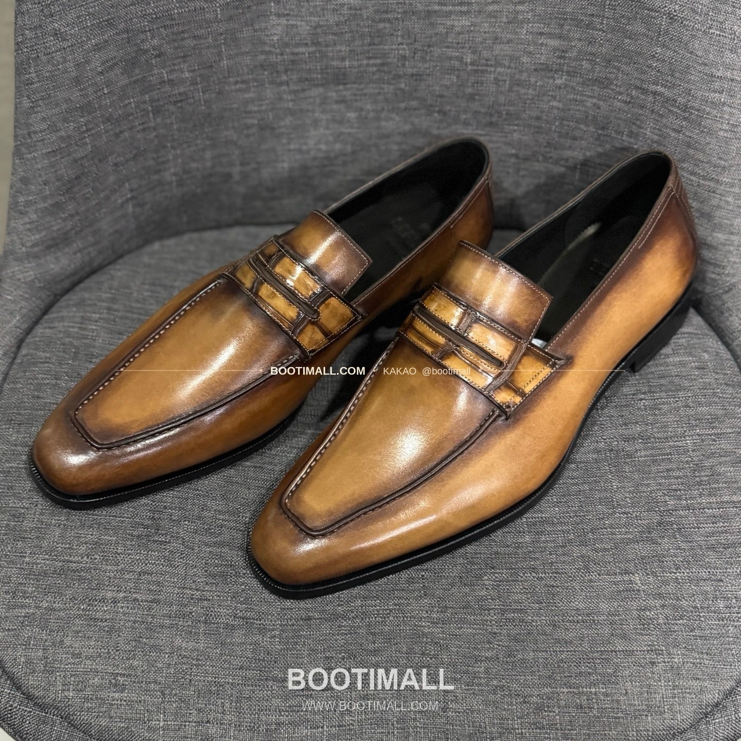 벨루티 송아지가죽 수공염색 굿이어 남성 정장화 Berluti Calfskin Hand Patina Goodyear Men's Dress Shoes 2