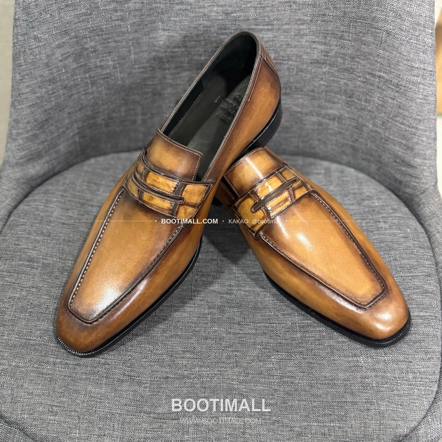 벨루티 송아지가죽 수공염색 굿이어 남성 정장화 Berluti Calfskin Hand Patina Goodyear Men's Dress Shoes 7
