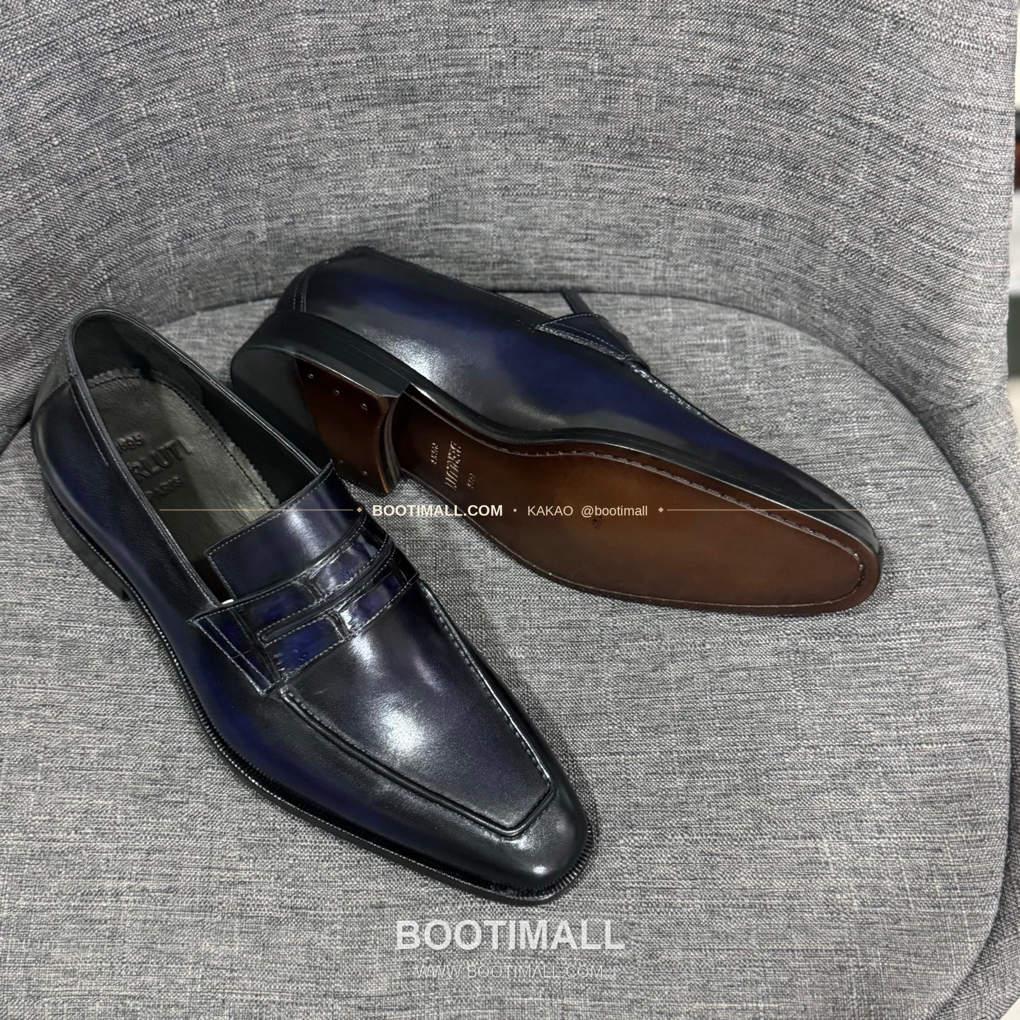벨루티 송아지가죽 수공염색 굿이어 남성 정장화 Berluti Calfskin Hand Patina Goodyear Men's Dress Shoes 4