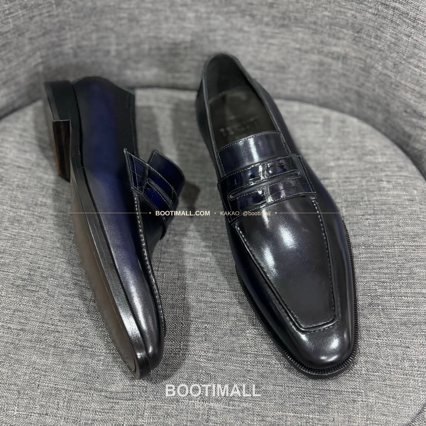 벨루티 송아지가죽 수공염색 굿이어 남성 정장화 Berluti Calfskin Hand Patina Goodyear Men's Dress Shoes 5