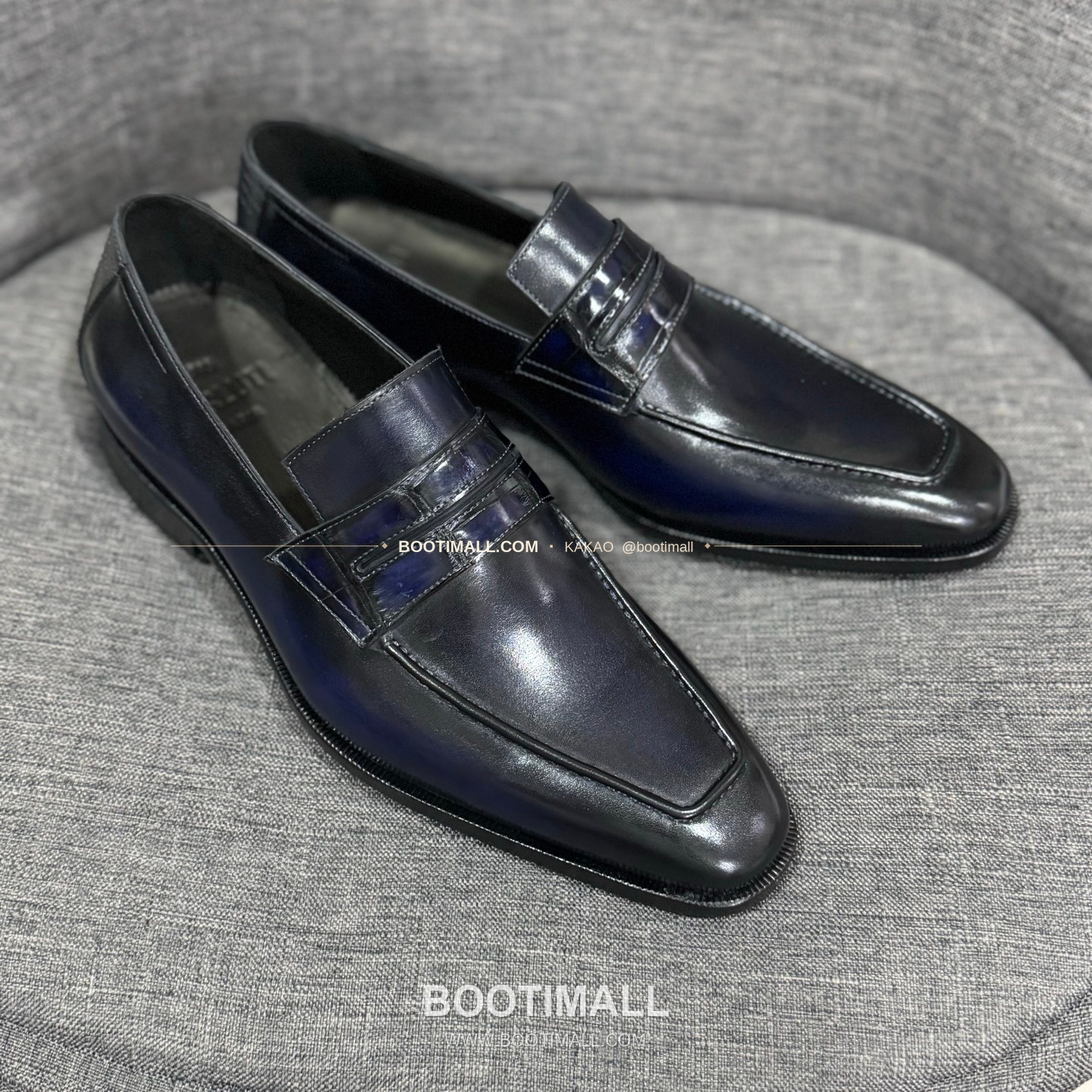 벨루티 송아지가죽 수공염색 굿이어 남성 정장화 Berluti Calfskin Hand Patina Goodyear Men's Dress Shoes 6