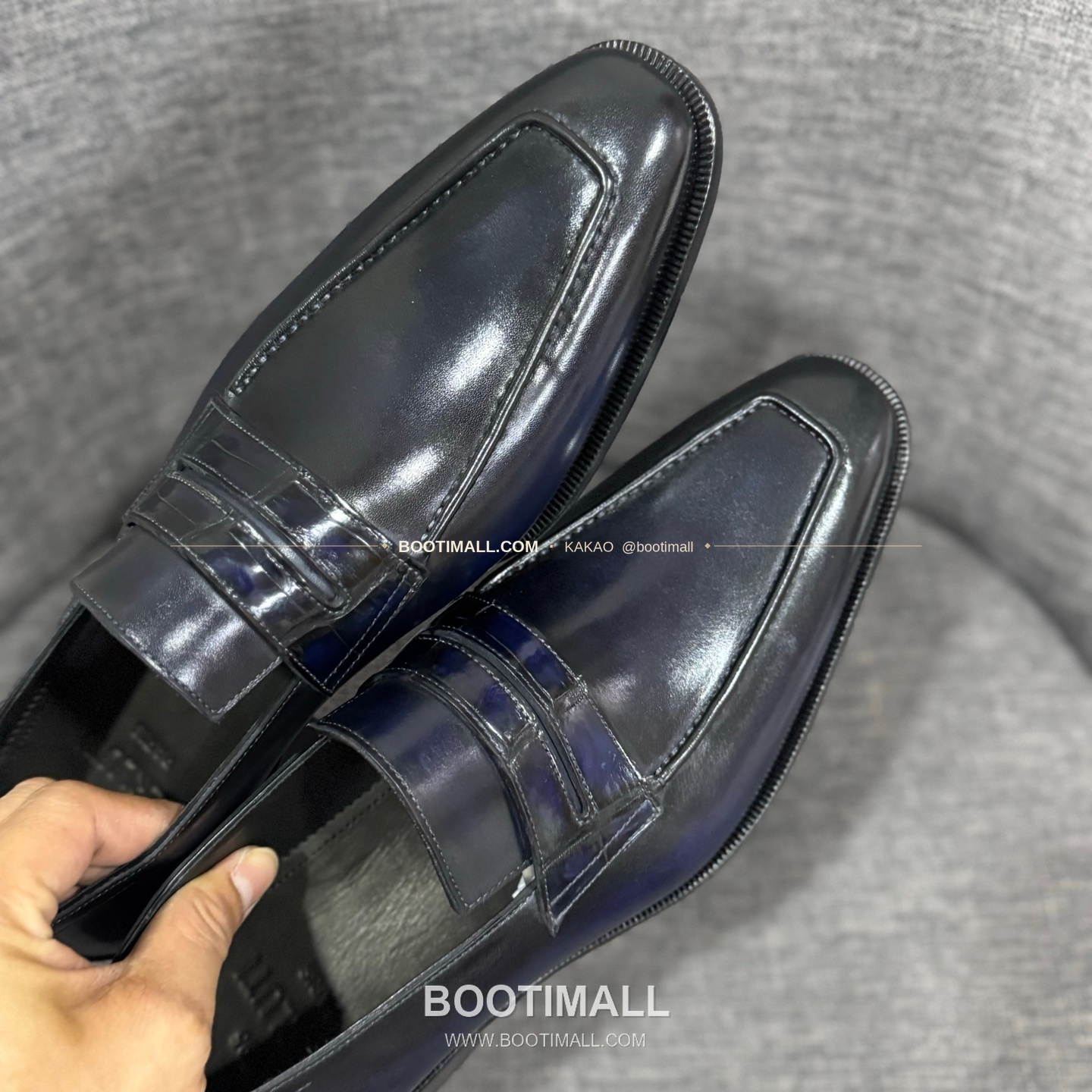 벨루티 송아지가죽 수공염색 굿이어 남성 정장화 Berluti Calfskin Hand Patina Goodyear Men's Dress Shoes 7