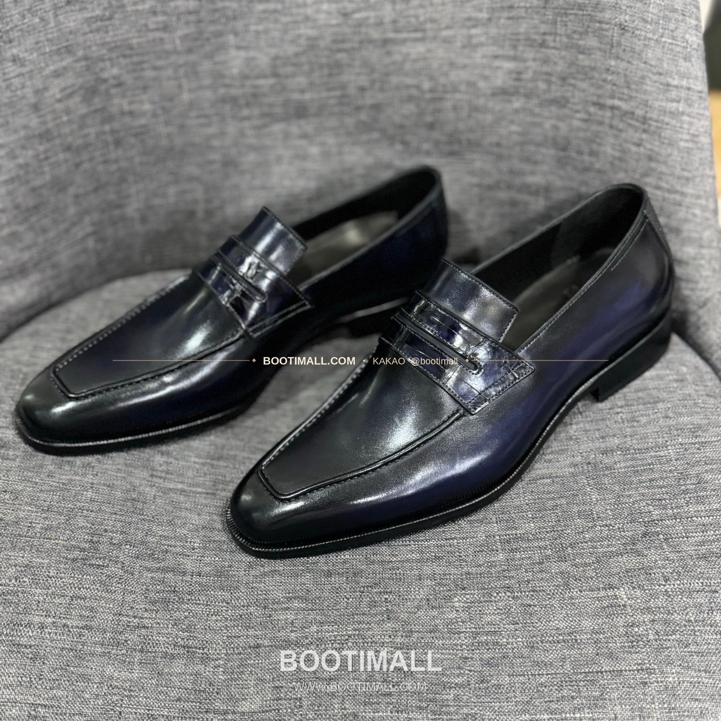 벨루티 송아지가죽 수공염색 굿이어 남성 정장화 Berluti Calfskin Hand Patina Goodyear Men's Dress Shoes 9