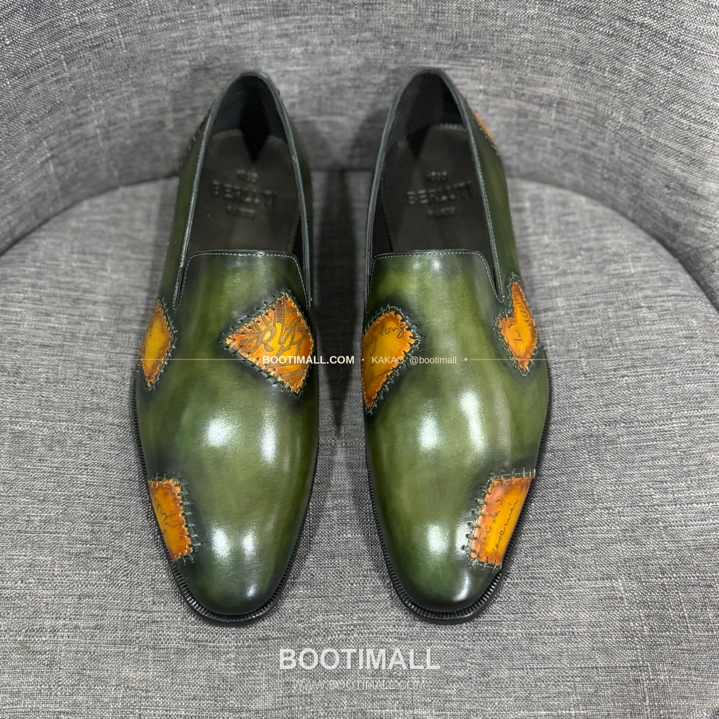 벨루티 송아지가죽 수공염색 굿이어 남성 정장화 Berluti Calfskin Hand Patina Goodyear Men's Dress Shoes 1