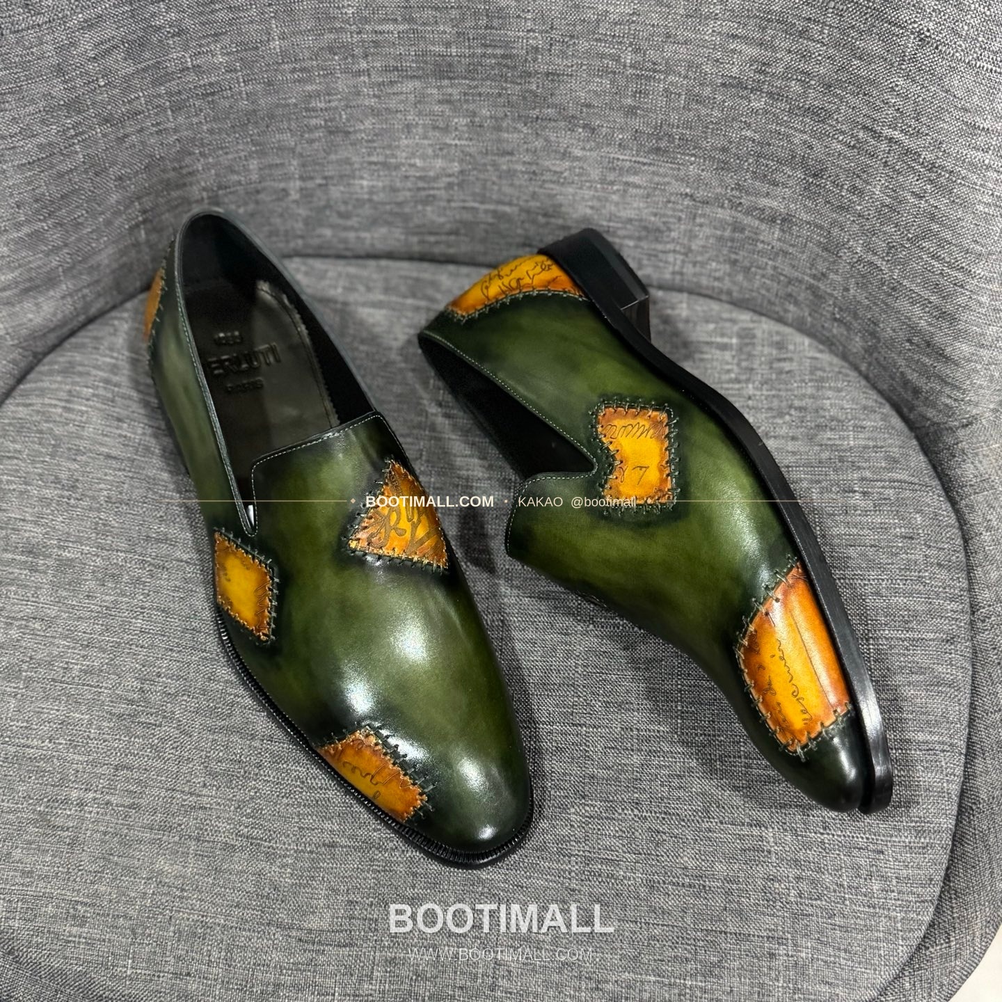 벨루티 송아지가죽 수공염색 굿이어 남성 정장화 Berluti Calfskin Hand Patina Goodyear Men's Dress Shoes 4