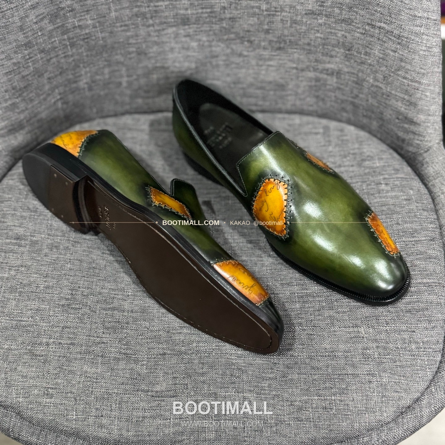 벨루티 송아지가죽 수공염색 굿이어 남성 정장화 Berluti Calfskin Hand Patina Goodyear Men's Dress Shoes 6