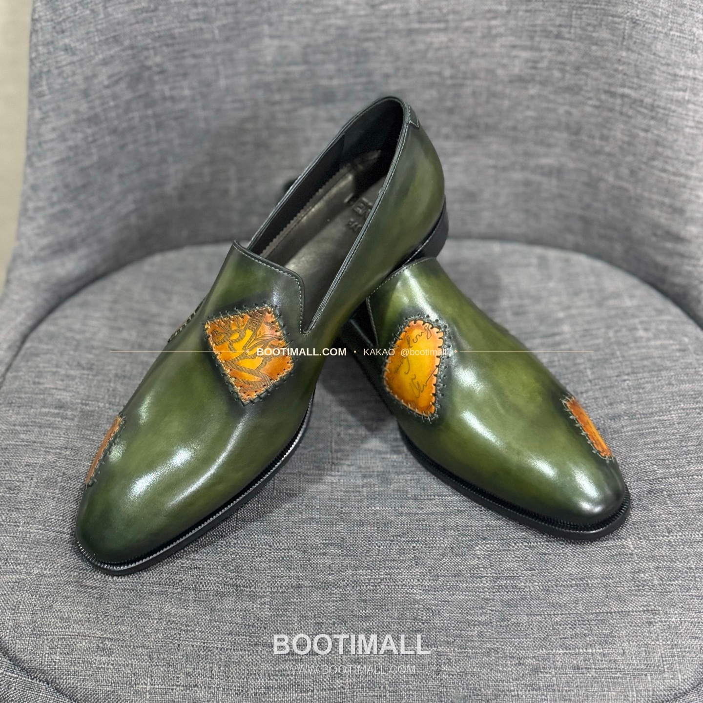 벨루티 송아지가죽 수공염색 굿이어 남성 정장화 Berluti Calfskin Hand Patina Goodyear Men's Dress Shoes 7