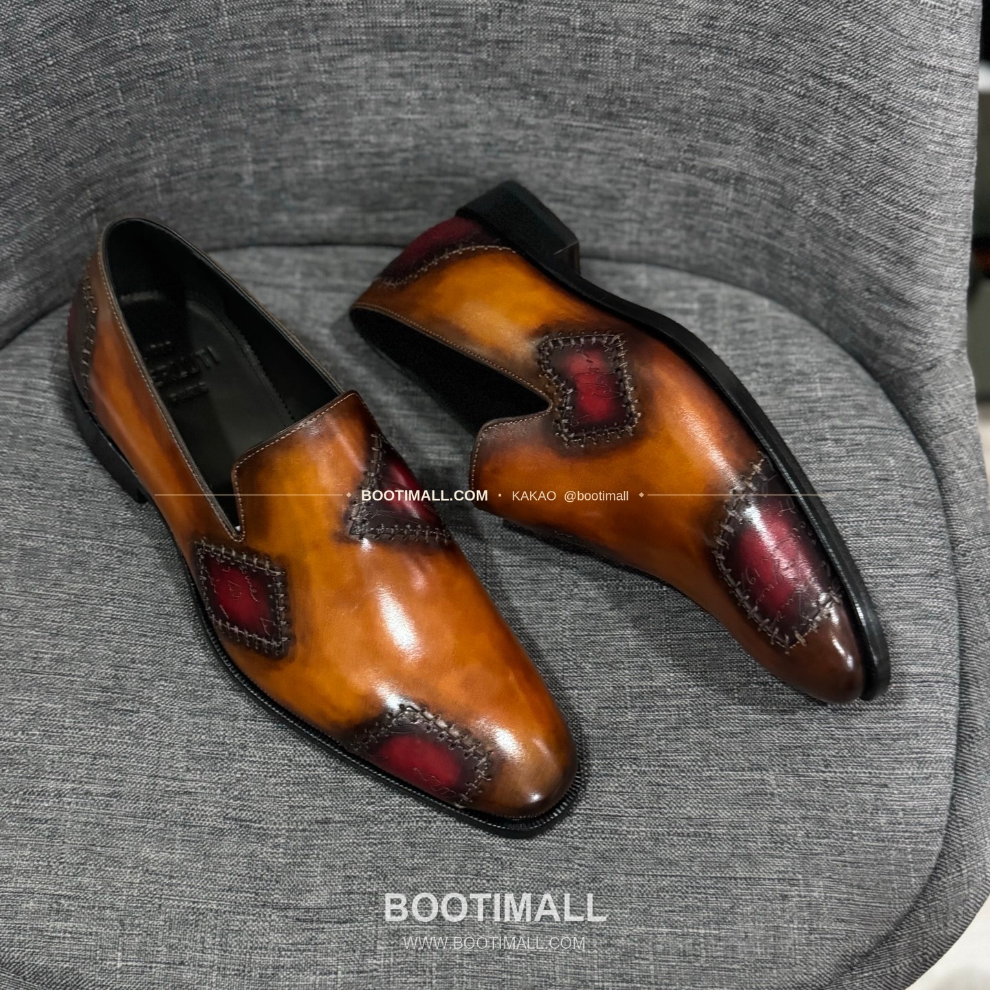 벨루티 송아지가죽 수공염색 굿이어 남성 정장화 Berluti Calfskin Hand Patina Goodyear Men's Dress Shoes 3