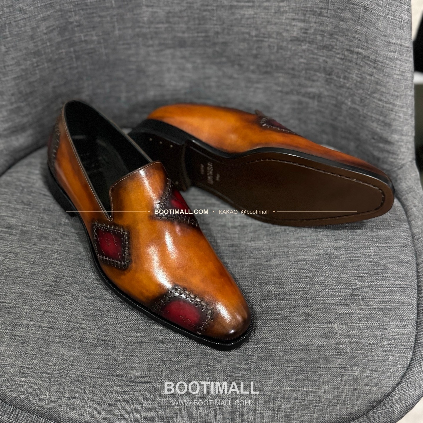 벨루티 송아지가죽 수공염색 굿이어 남성 정장화 Berluti Calfskin Hand Patina Goodyear Men's Dress Shoes 4