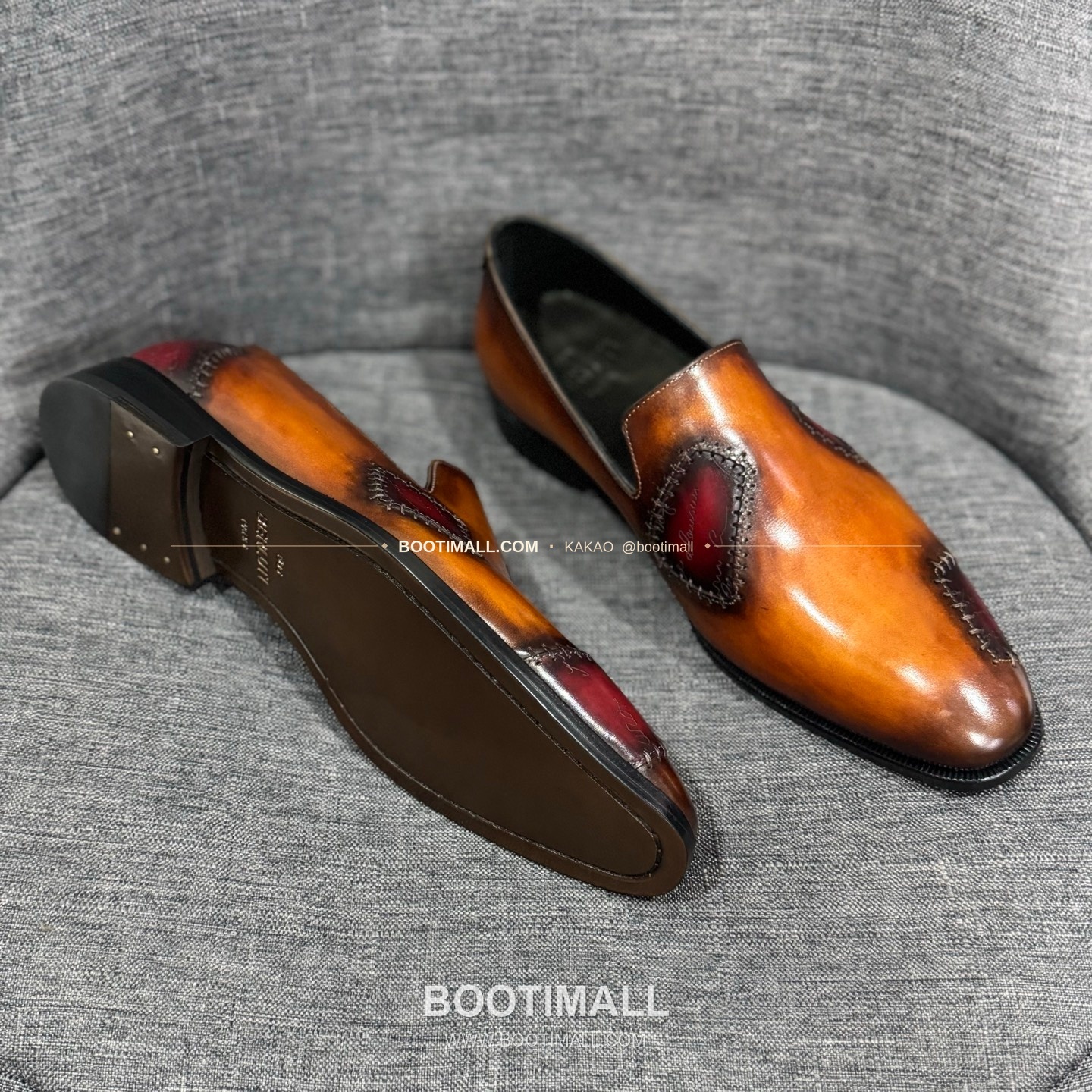 벨루티 송아지가죽 수공염색 굿이어 남성 정장화 Berluti Calfskin Hand Patina Goodyear Men's Dress Shoes 5