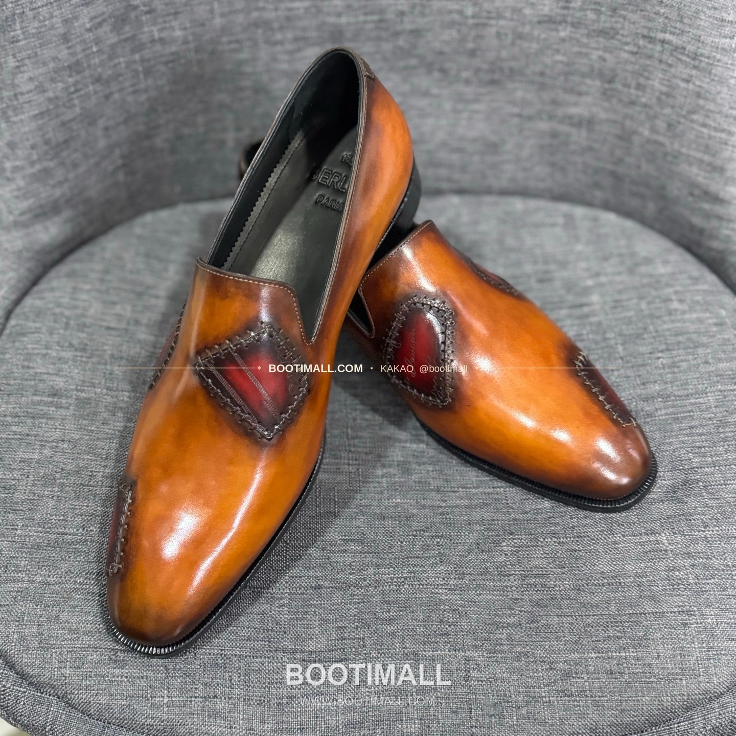 벨루티 송아지가죽 수공염색 굿이어 남성 정장화 Berluti Calfskin Hand Patina Goodyear Men's Dress Shoes 6
