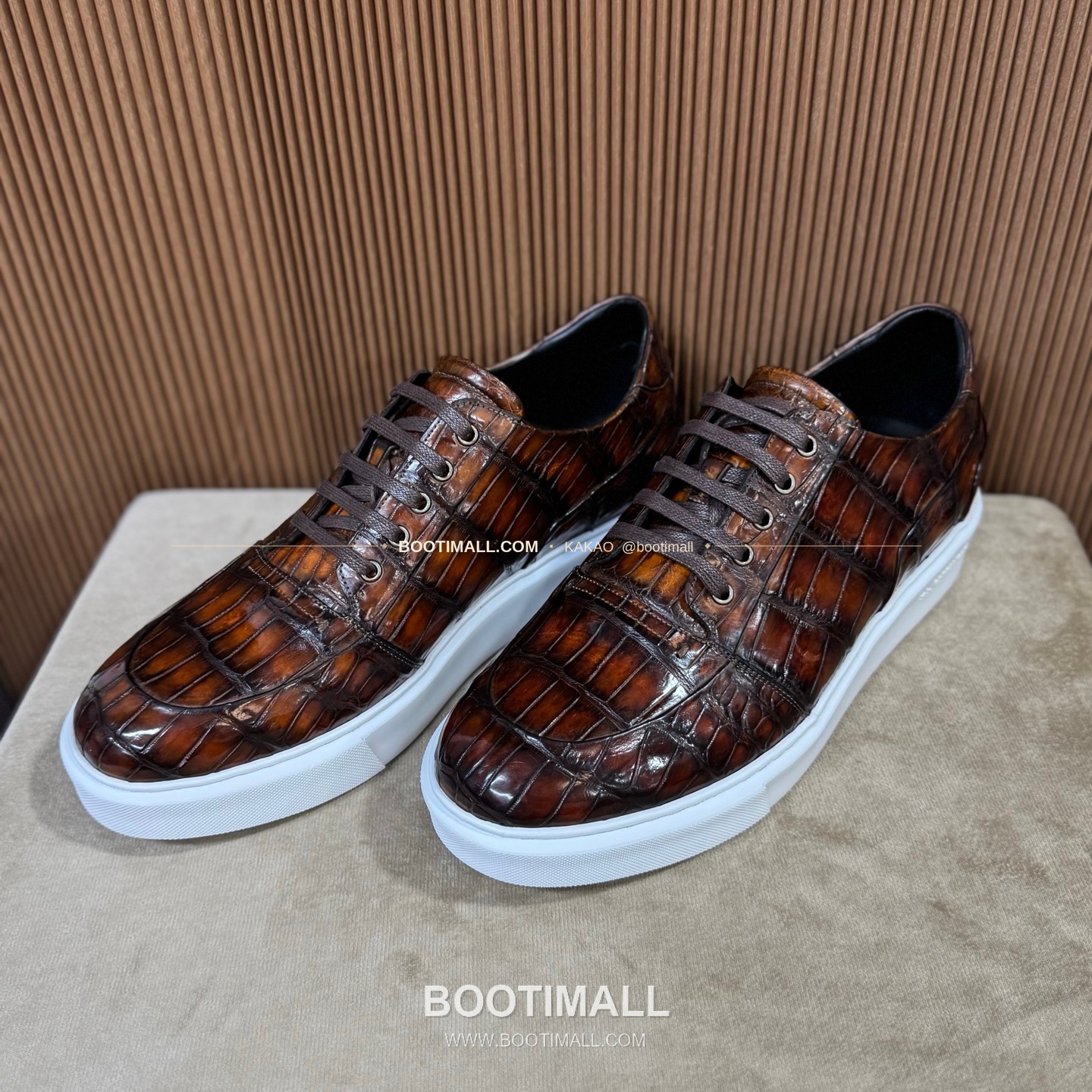 벨루티 스웨이드 악어가죽 수공 로퍼 남성 정장화 Berluti Suede Crocodile Leather Handmade Loafers 2