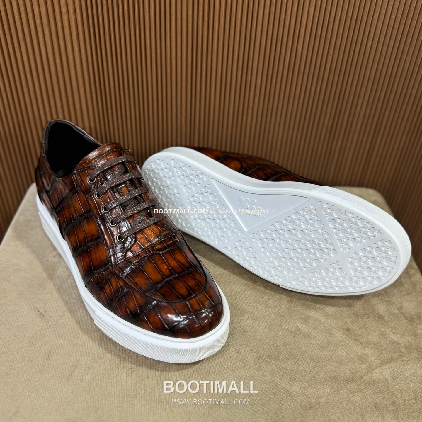 벨루티 스웨이드 악어가죽 수공 로퍼 남성 정장화 Berluti Suede Crocodile Leather Handmade Loafers 4