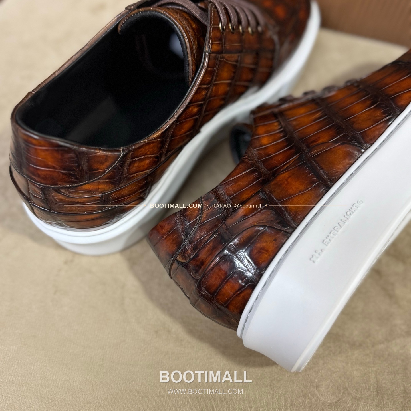 벨루티 스웨이드 악어가죽 수공 로퍼 남성 정장화 Berluti Suede Crocodile Leather Handmade Loafers 9