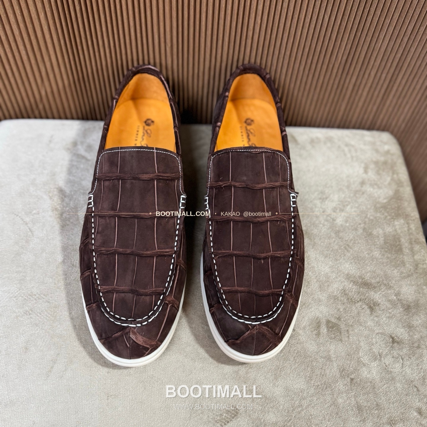 벨루티 악어가죽 스웨이드 수공 로퍼 남성 정장화 Berluti Crocodile Suede Handmade Loafers 2
