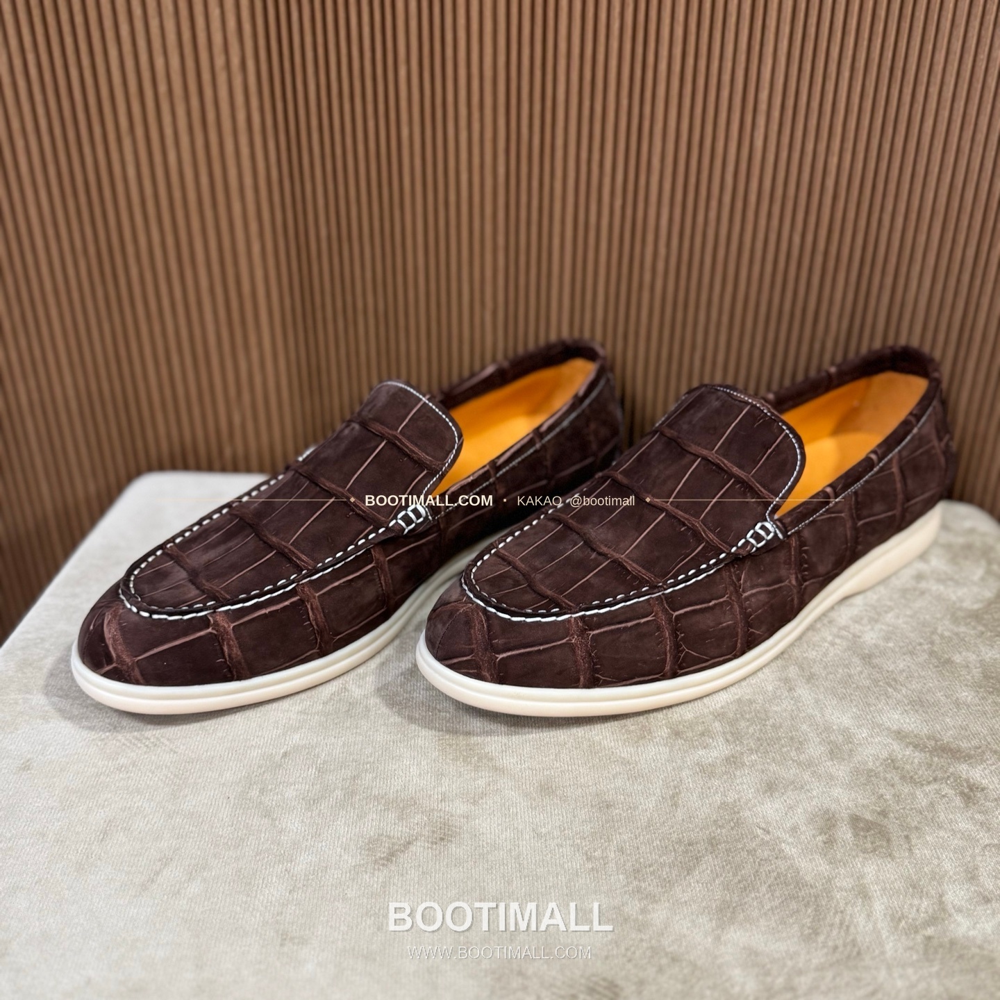 벨루티 악어가죽 스웨이드 수공 로퍼 남성 정장화 Berluti Crocodile Suede Handmade Loafers 3