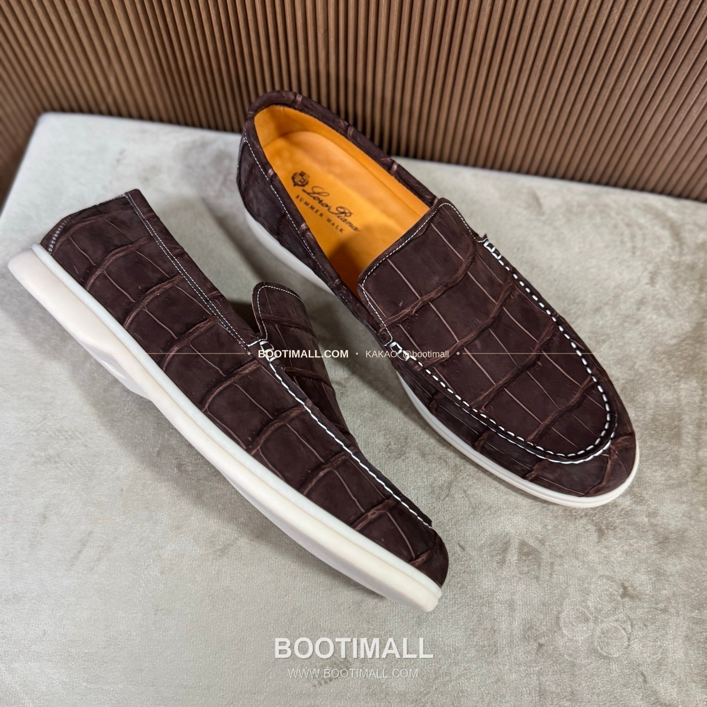 벨루티 악어가죽 스웨이드 수공 로퍼 남성 정장화 Berluti Crocodile Suede Handmade Loafers 6
