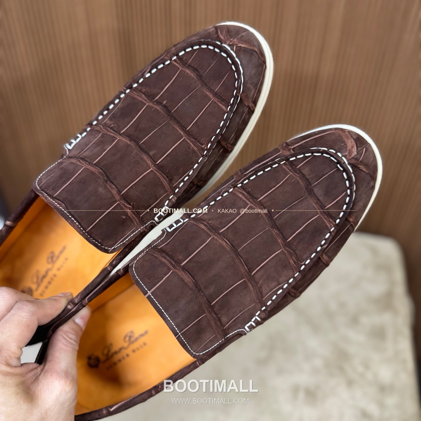 벨루티 악어가죽 스웨이드 수공 로퍼 남성 정장화 Berluti Crocodile Suede Handmade Loafers 9
