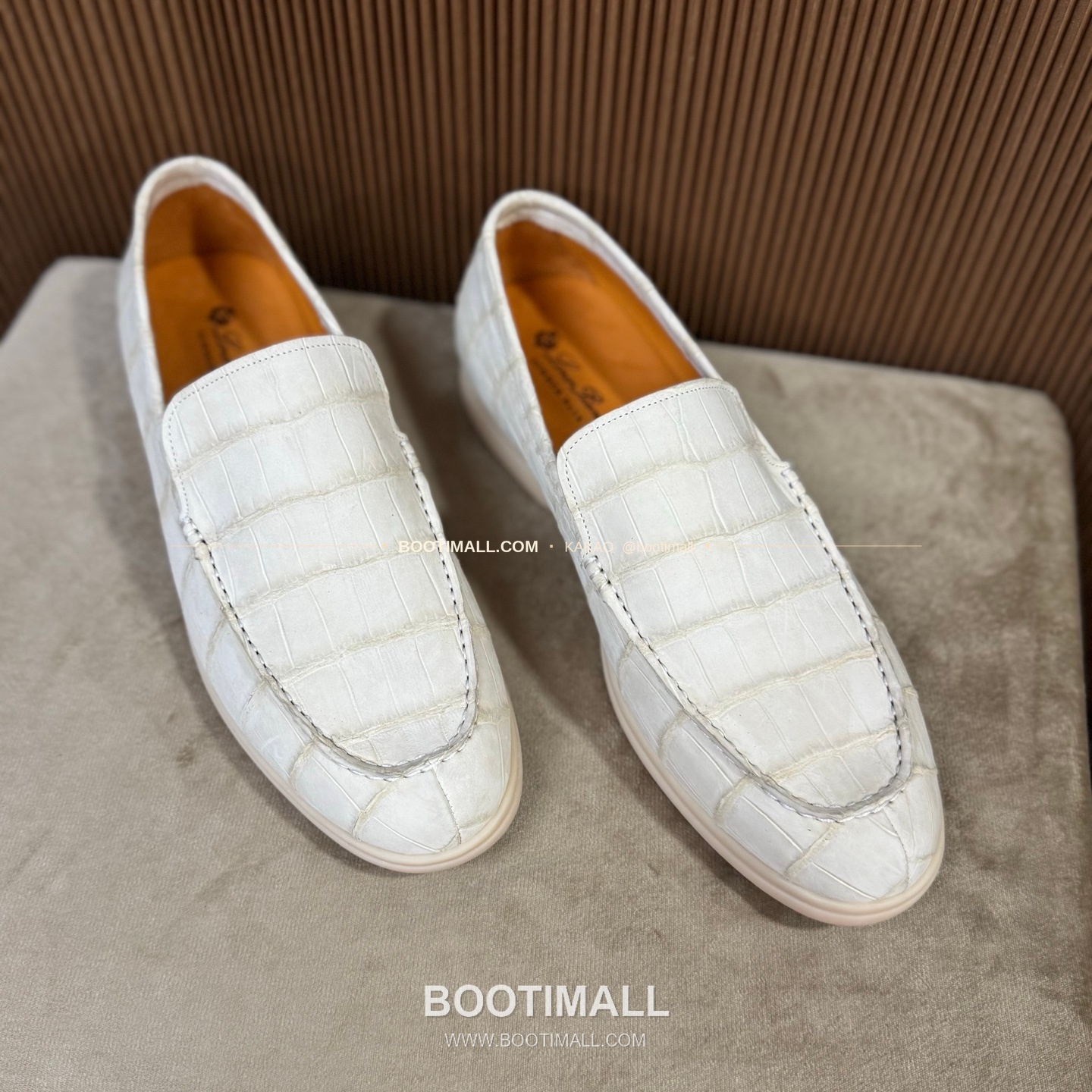 벨루티 악어가죽 스웨이드 수공 로퍼 남성 정장화 Berluti Crocodile Suede Handmade Loafers 1