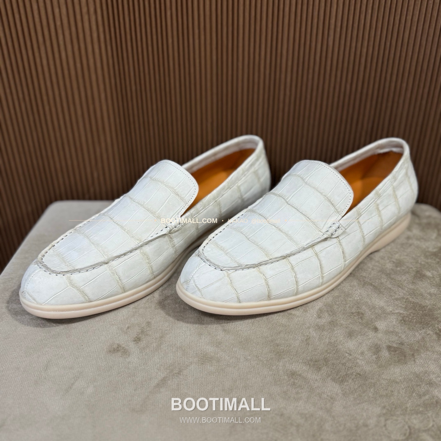 벨루티 악어가죽 스웨이드 수공 로퍼 남성 정장화 Berluti Crocodile Suede Handmade Loafers 3