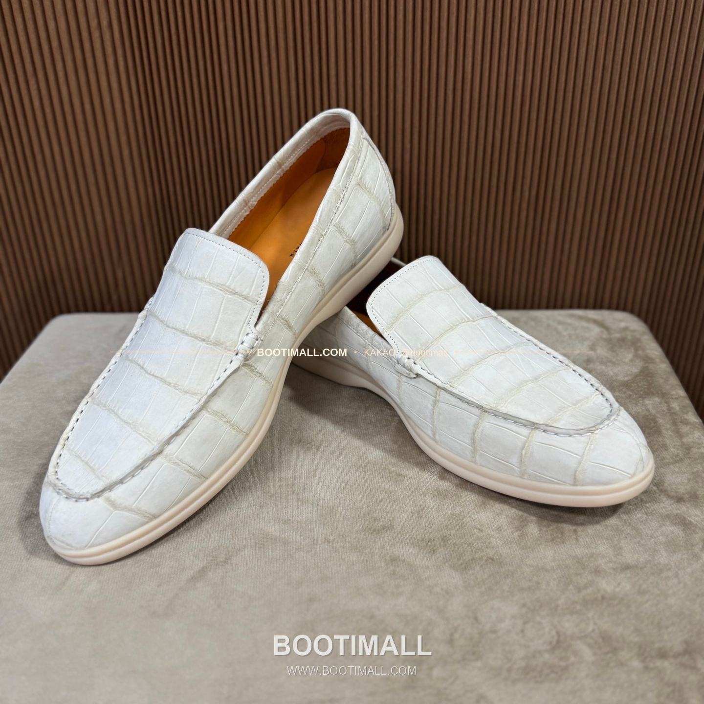 벨루티 악어가죽 스웨이드 수공 로퍼 남성 정장화 Berluti Crocodile Suede Handmade Loafers 7
