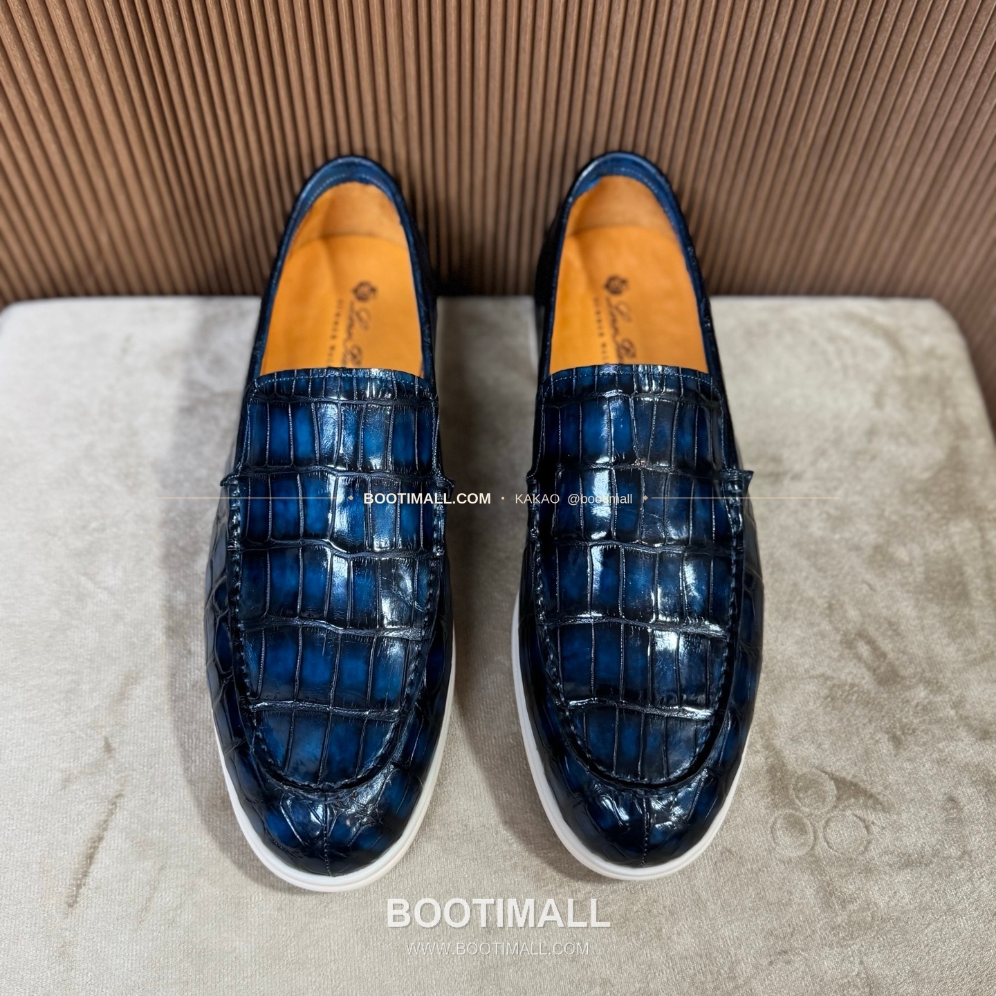 벨루티 악어가죽 수공 남성 로퍼 Berluti Crocodile Suede Handmade Men's Loafers 2