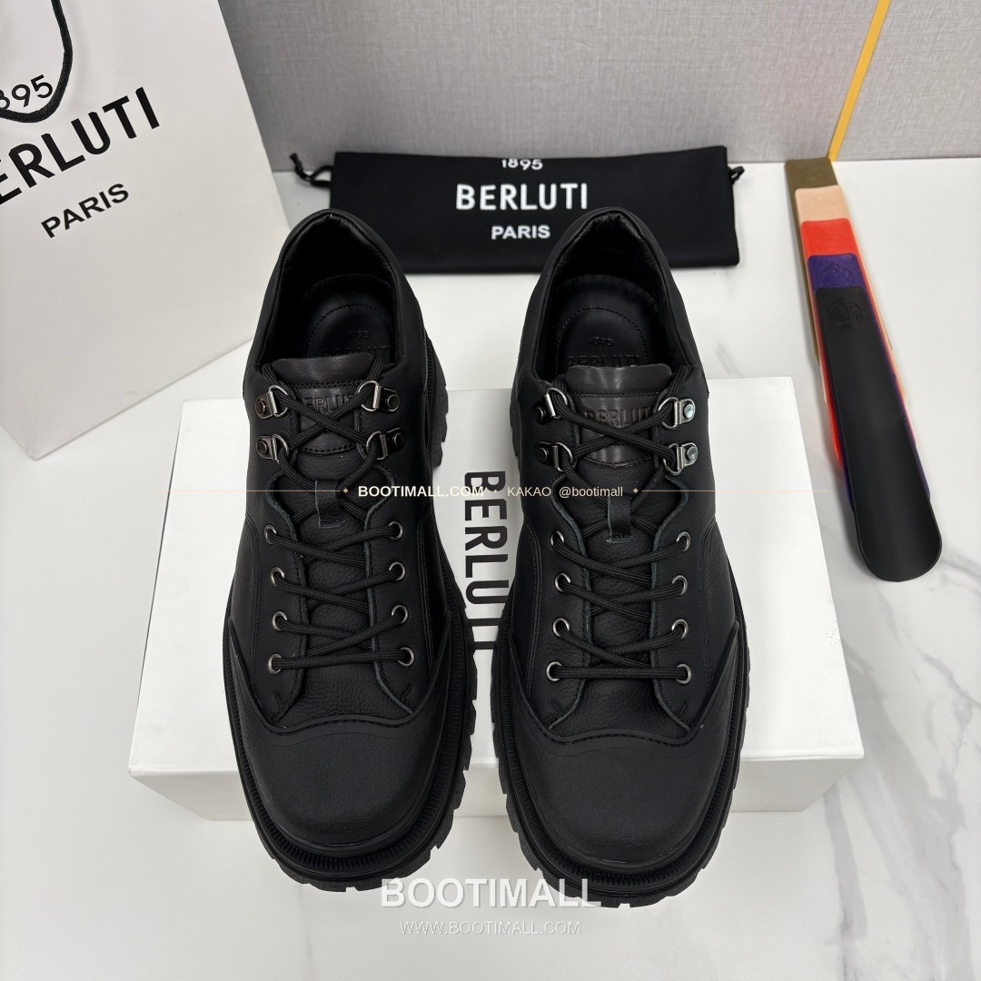 벨루티 베네치아 가죽 브루니코 볼드솔 더비 슈즈 Berluti Venezia Leather Brunico Chunky Sole Derby Shoes 1