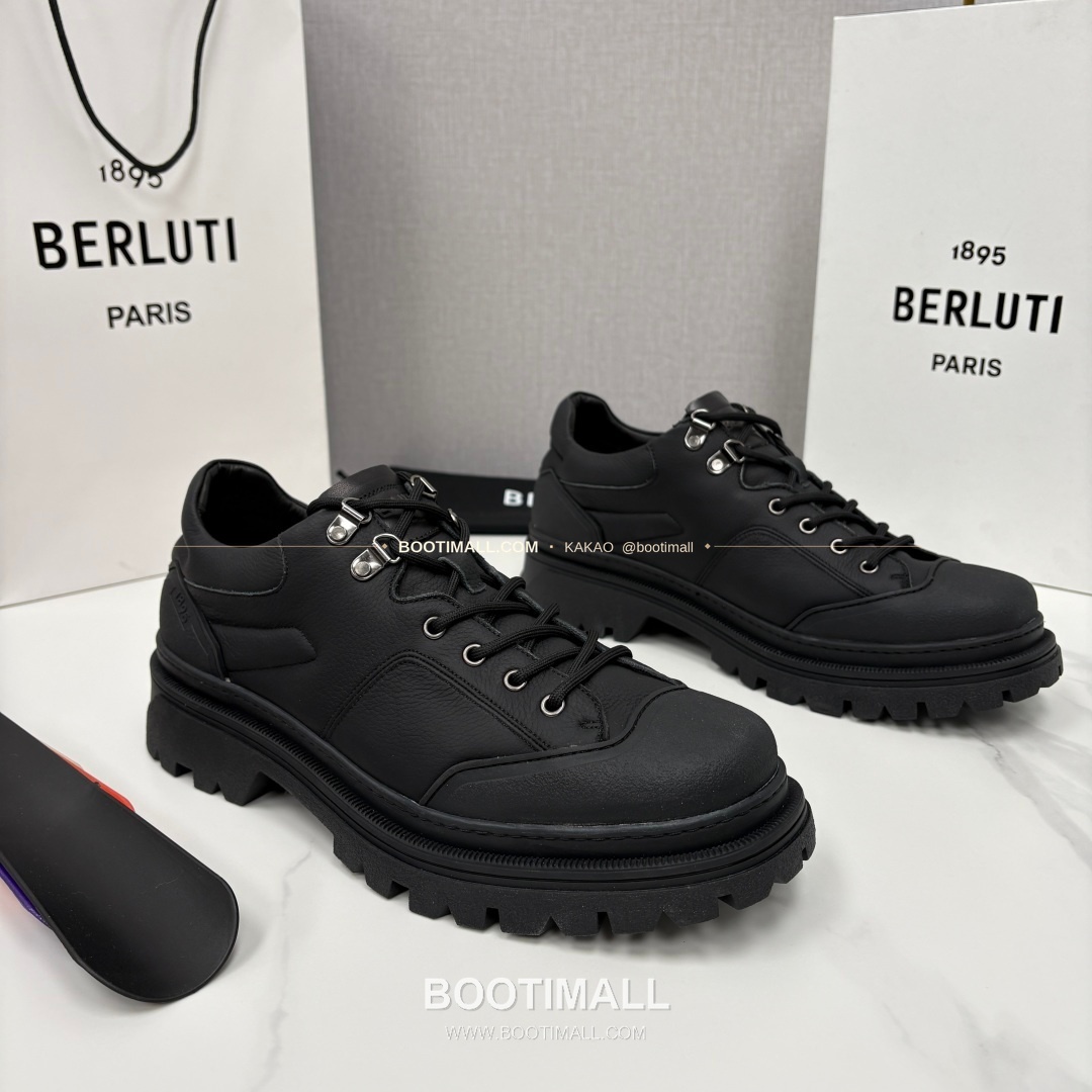 벨루티 베네치아 가죽 브루니코 볼드솔 더비 슈즈 Berluti Venezia Leather Brunico Chunky Sole Derby Shoes 2