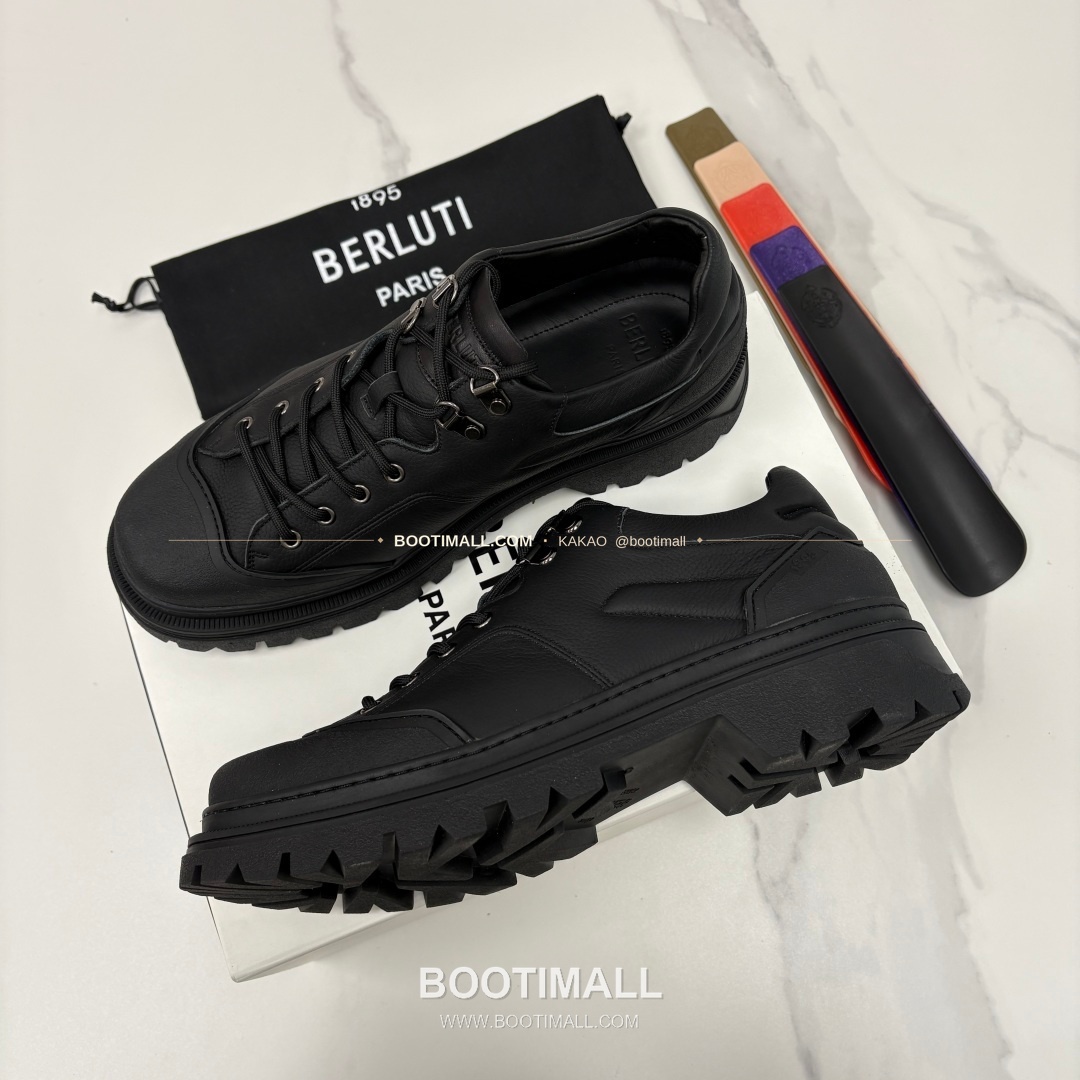 벨루티 베네치아 가죽 브루니코 볼드솔 더비 슈즈 Berluti Venezia Leather Brunico Chunky Sole Derby Shoes 3