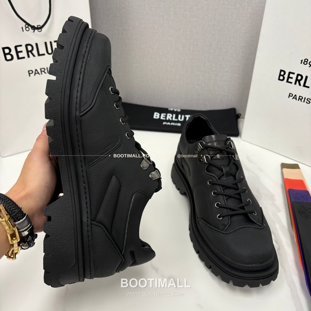 벨루티 베네치아 가죽 브루니코 볼드솔 더비 슈즈 Berluti Venezia Leather Brunico Chunky Sole Derby Shoes 6