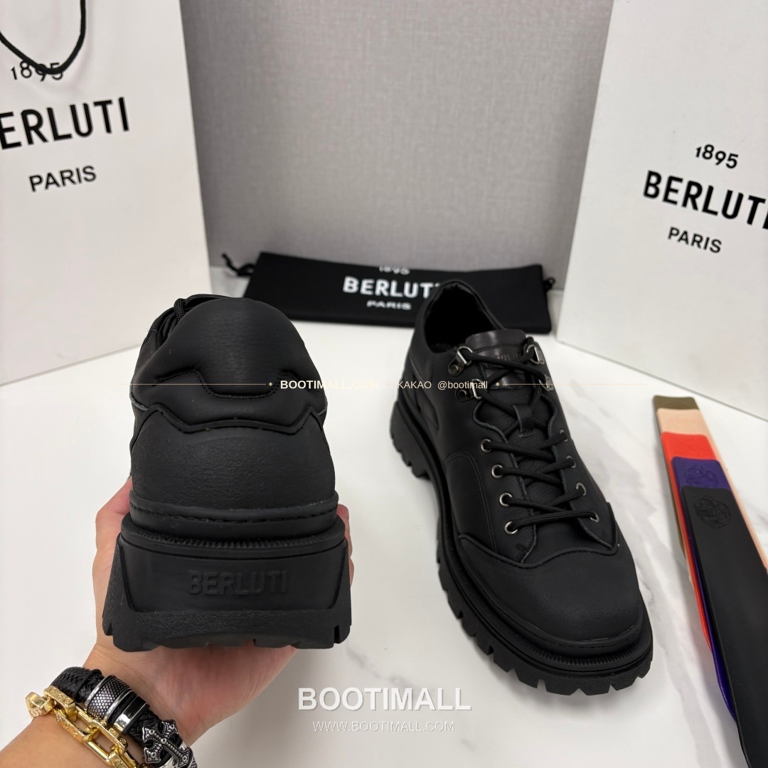 벨루티 베네치아 가죽 브루니코 볼드솔 더비 슈즈 Berluti Venezia Leather Brunico Chunky Sole Derby Shoes 8