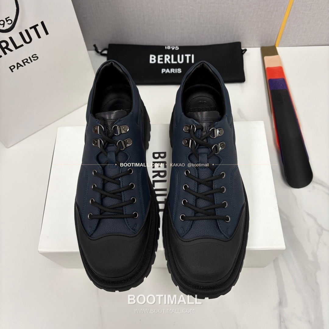 벨루티 베네치아 가죽 브루니코 볼드솔 더비 슈즈 Berluti Venezia Leather Brunico Chunky Sole Derby Shoes 1