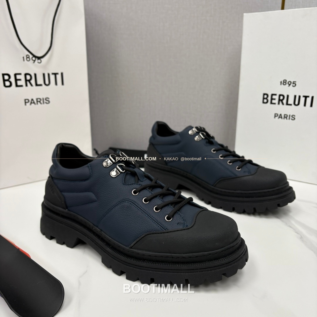 벨루티 베네치아 가죽 브루니코 볼드솔 더비 슈즈 Berluti Venezia Leather Brunico Chunky Sole Derby Shoes 2